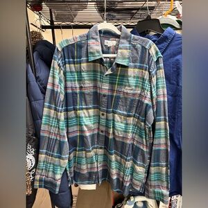 GAP Multicolor Plaid Shirt Sz X-Large
